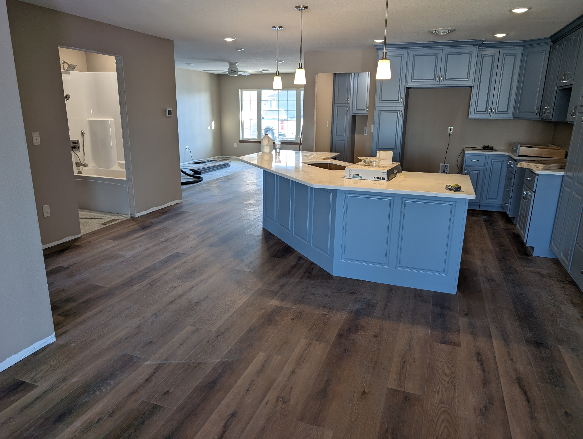 Blue Kitchen Renovation - Kitchen project in Cedar Valley, IA