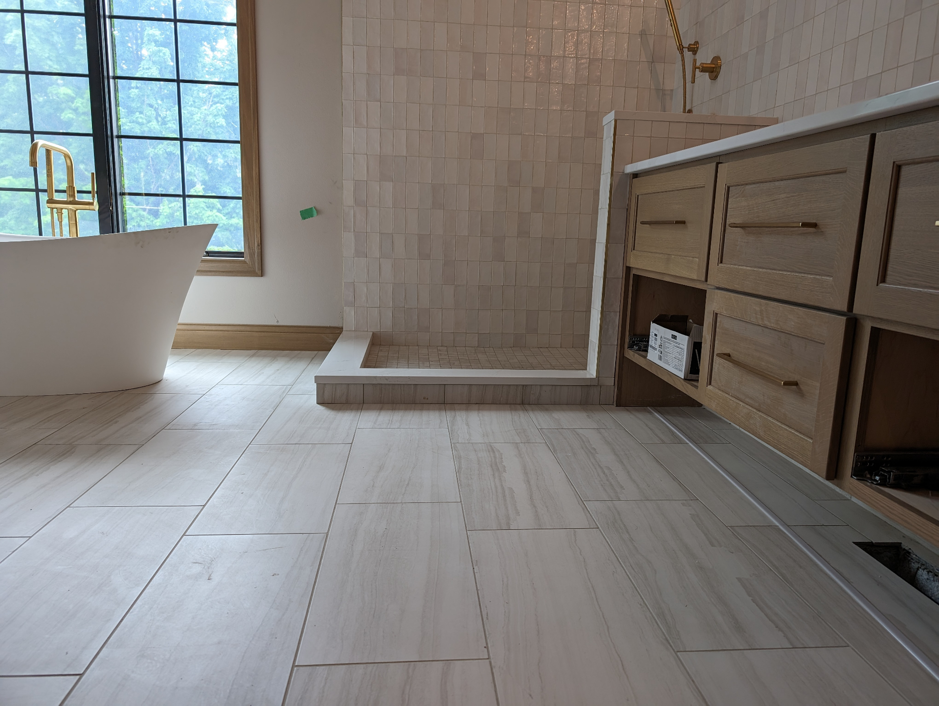 Designer Bathroom with Freestanding Tub - Bathroom project in Cedar Valley, IA