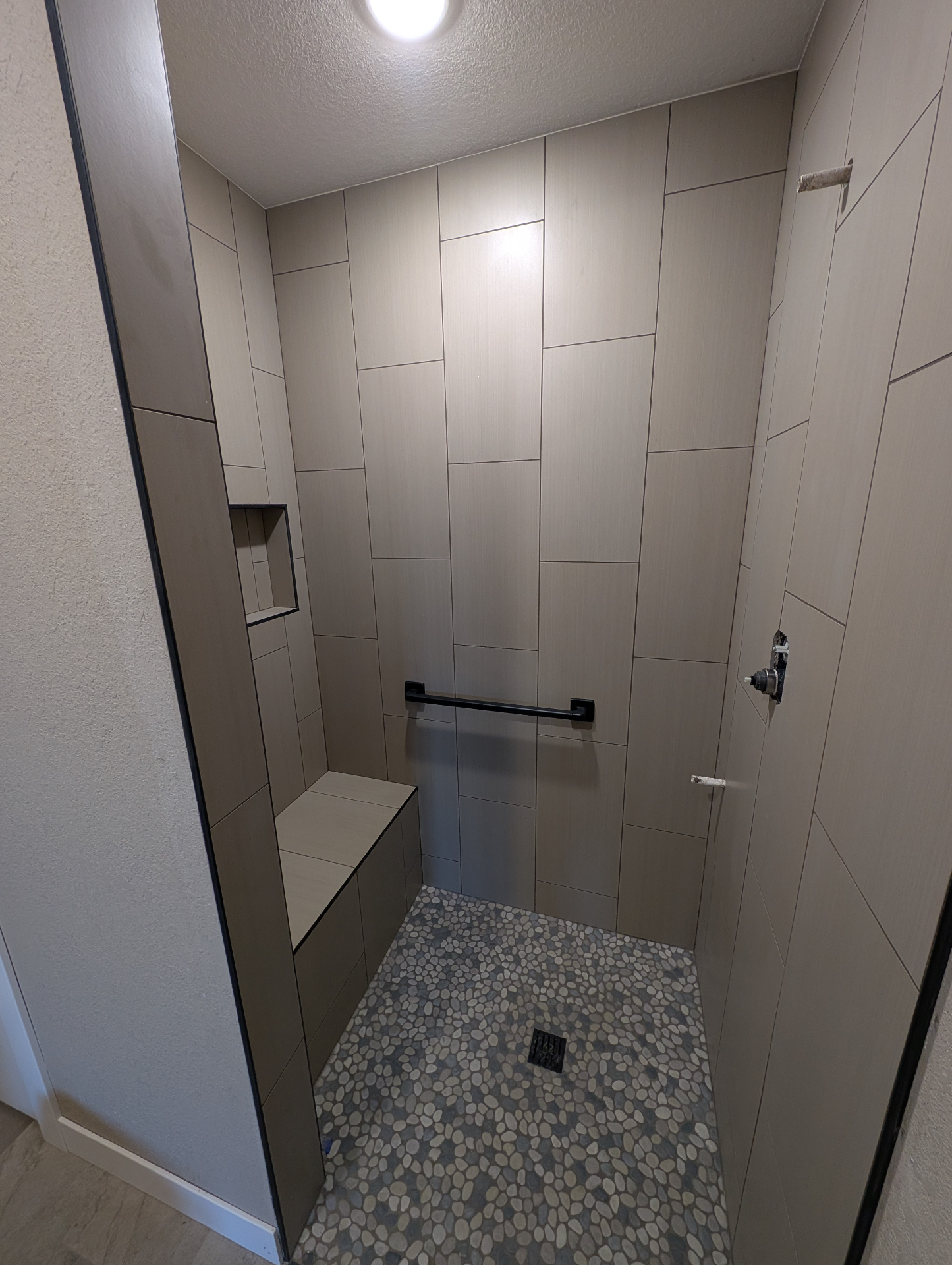 Custom Tile Shower with Bench - Bathroom project in Cedar Valley, IA